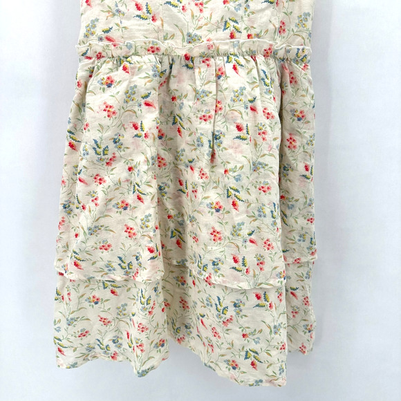 NEW Winston White Francesca Mini Dress Floral Size S Ivory Cottage Boho Babydoll - Picture 3 of 10